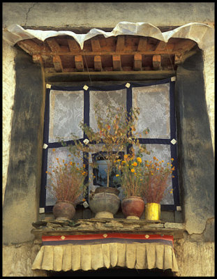 Traditional Tibetan Window