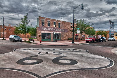 Standing on a corner in Winslow Arizona...