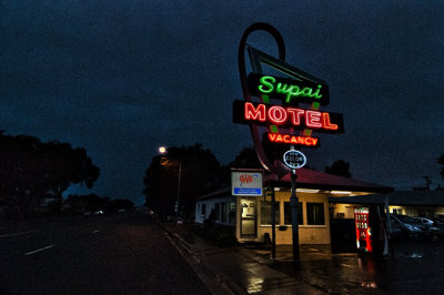 A Wet Morning at the Supai Motel