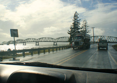  trucks and bridge