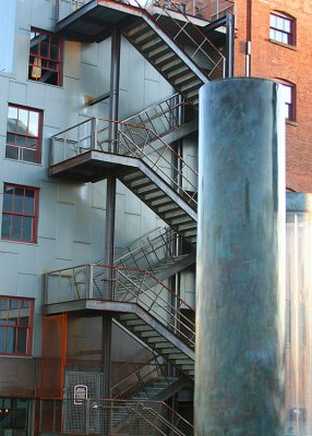 staircase and tubes