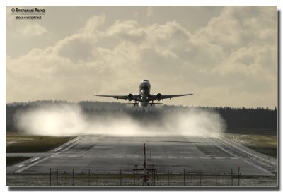 Ryanair in the snow