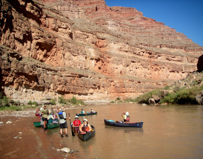 Pulling in at John's Canyon on the San Juan.jpg