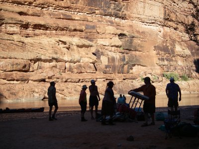 Setting up last campsite at Oljeto Wash on the San Juan.jpg
