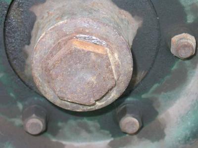Rtta arf splitti sem heldur boltanum sem er 55mm og tma oluna af niurgruninni.