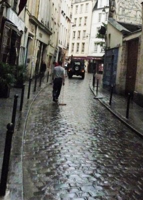 Paris in the rain