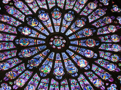 Notre Dame stained glass