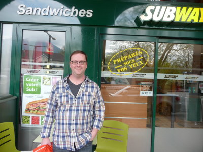Chris loves Subway