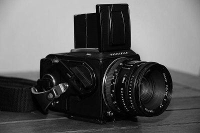 Hasselblad 501c com capucho