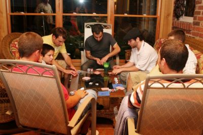 cousins playing poker