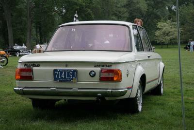 1974 BMW 2002 turbo from the rear