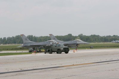 Pair of F-16 Fighters
