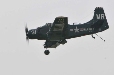 Douglas AD-4 Skyraider ready for Carrier landing