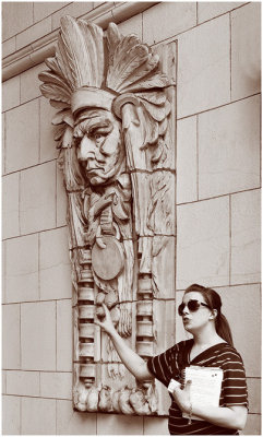 Stan Johnston, Savannah Interprets the Indians