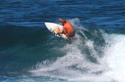 Surfing Maui