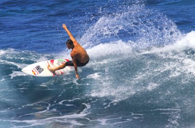 Surfing Maui