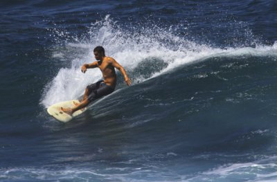 Surfing Maui