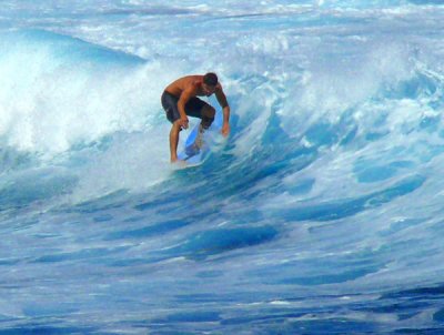 Surfing Maui