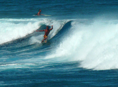 Surfing Maui
