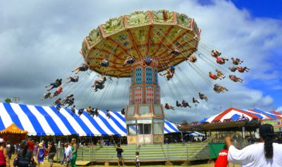 Swing Ride at The County Fair
