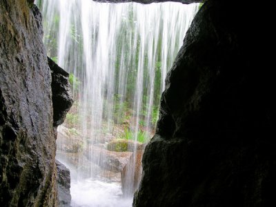 Waterfall Inside View