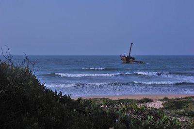 Wreck on the MAZAGAN beach