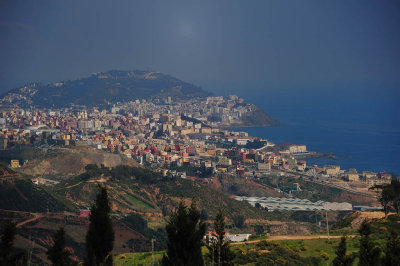 On the road, overview of Ceuta