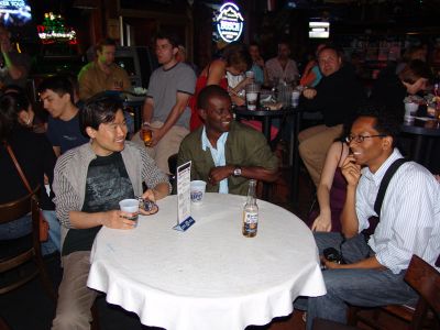karaoke at the workshop bar