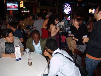 karaoke at the workshop bar