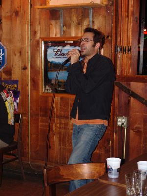 karaoke at the workshop bar - twist and shout
