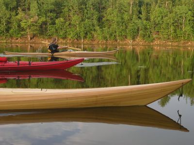 Paddling in the Shediac River, NB