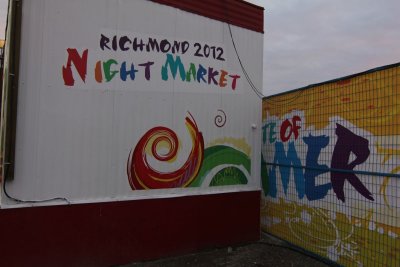 A popular summer event. The Chinese Night Market