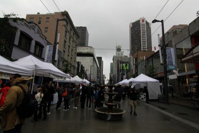 Canada Day festivities at Robson Square
