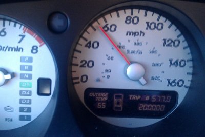 A milestone....200,000 miles on the TL!