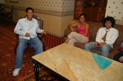 Gabby, Christiane and Miko.  We were this young when our friendship began.
