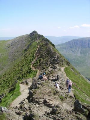 Striding Edge in the Lake District