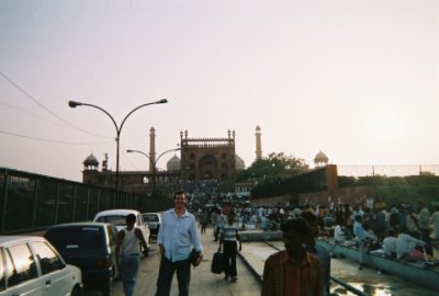 India Shah Jahan's Jama Masjid mosque.jpg