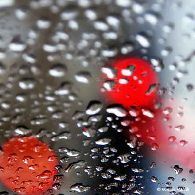 Rain Drops on Car Window | London
