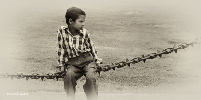 Sitting on a Chain - India