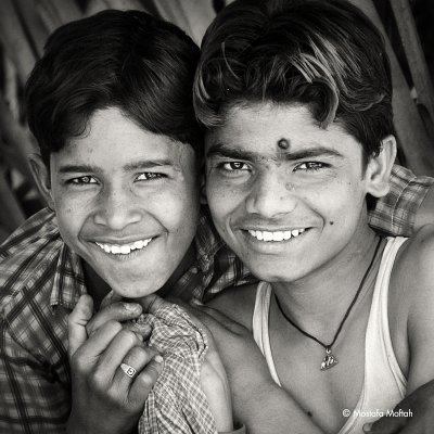 Two Boys from Agra (India) - Take me a Picture Series