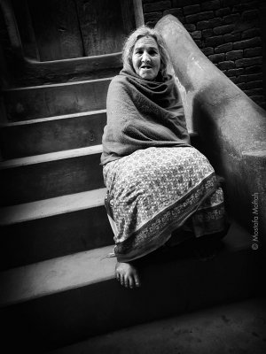 On Stairs | Kathmandu