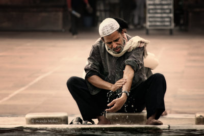 Wash Before Prayer | Jama Masjid, Delhi, India