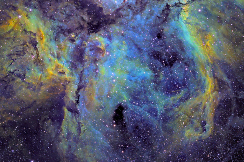 Eta Carina painting with light
