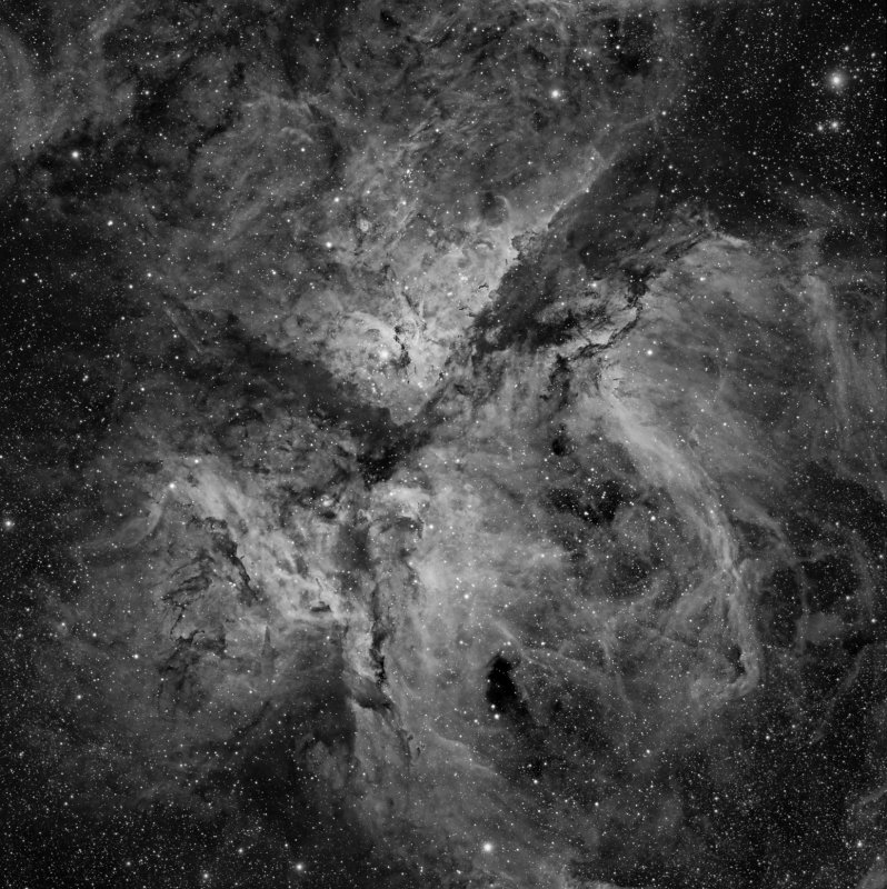 Eta Carina Luminance - high contrast