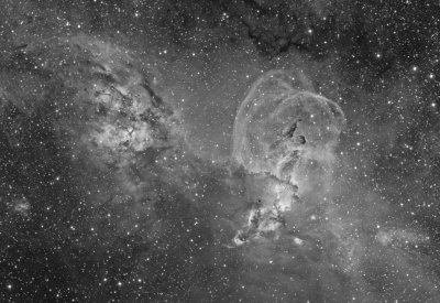 NGC 3603 & NGC 3576 H-alpha