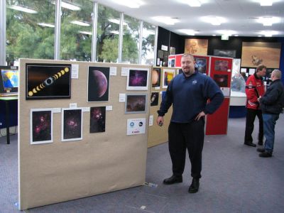 Me with the winning entries - David Malin Awards 2006