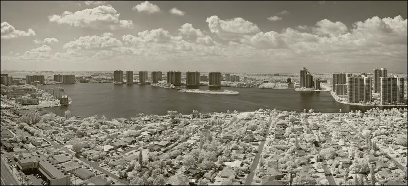 Miami View from the tower on Collins Avenue