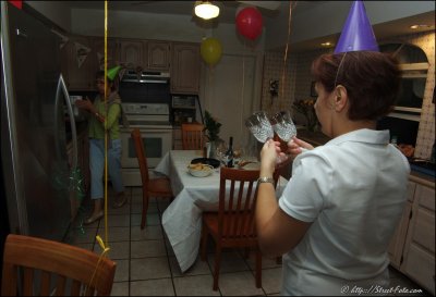 Tanias surprise birthday party
