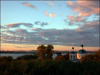 Kazanka river, view from Nagornaya street.