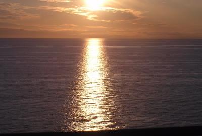 Sunset from Cruise Ship